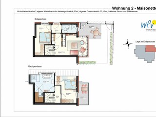 Appartement de vacances Langeoog Plan d'étage 12