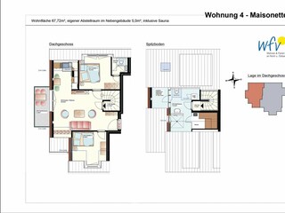 Appartement de vacances Langeoog Plan d'étage 38