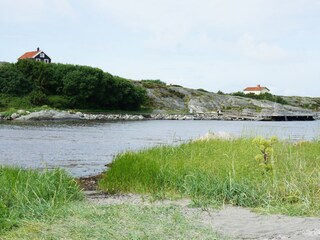 Måsens Havsbad mit Badebucht auf Nordseite