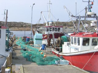 Fischerboote in Lerkils Hafen