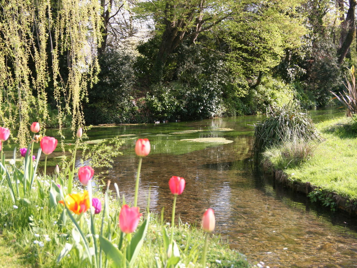 View of the river from the castle'garden