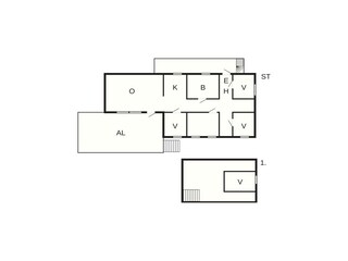 Vakantiehuis Nynäshamn Grondplan 33