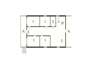 Vakantiehuis Karlskrona Grondplan 28