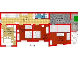 Appartamento per vacanze Schlitters Pianta del piano 32