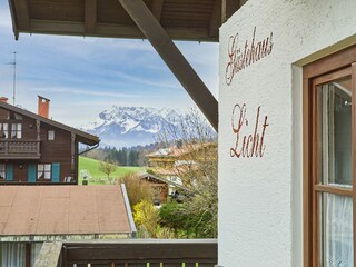 Blick vom Balkon
