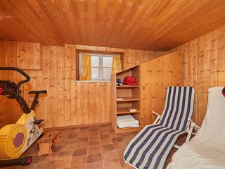 Ruheraum neben der Sauna