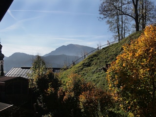 Blick vom Balkon