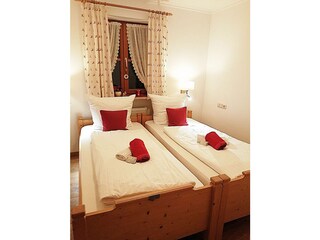 Schlafzimmer, Betten können getrennt werden