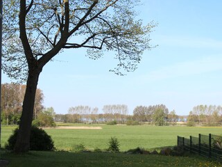 Blick vom Herrenhaus aufs Salzhaff