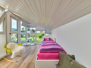 zweites Schlafzimmer Stapelbett 0,80/1,60x2,00 m