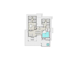 Casa per le vacanze Henne Strand Pianta del piano 40