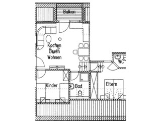 Apartamento de vacaciones Hooksiel Plano de planta 34