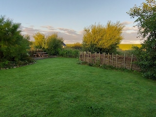 Garten eingezäunt