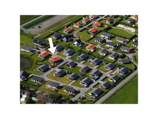 Luftbild  - Lage des Hauses