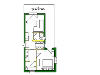 Appartamento per vacanze Millstatt Pianta del piano 20