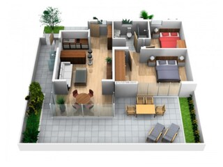 Villa Costa Calma Pianta del piano 27