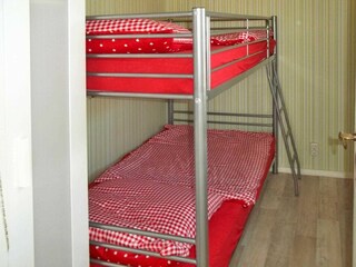 Schlafzimmer mit Etagenbett