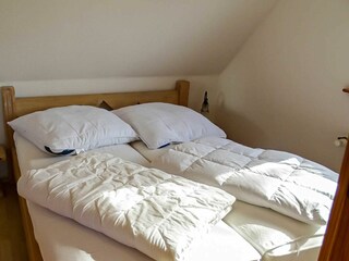 Schlafraum mit Doppelbett