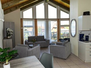 1-Raum-Appartement mit Sitzbereich