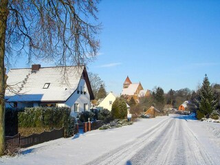 Dorfweg Winter
