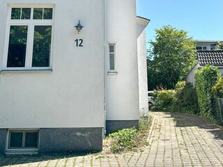 Einfahrt zum Parkplatz
