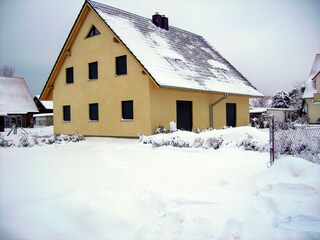 Haus im Winter