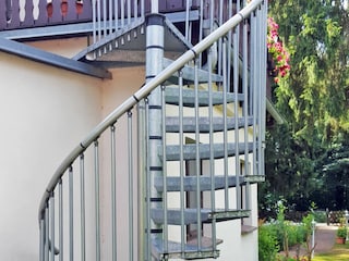 Treppe zur Ferienwohnung