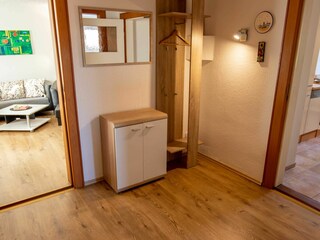 Garderobe im Flur