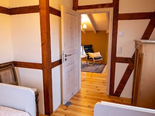 Schlafzimmer mit 2 Einzelbetten