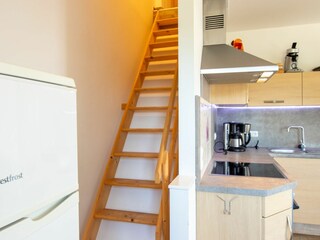 Treppe zum Dachgeschoss