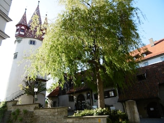 Diebsturm mit historischer Peterskirche