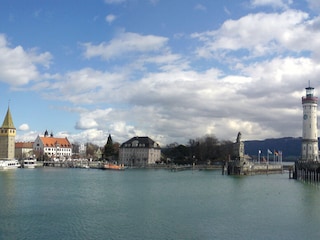 Lindau Hafenszene