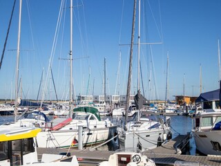 Blick auf die Boote