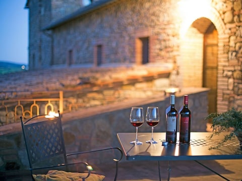 Apartment Typical Stone House looking Banfi Wineries