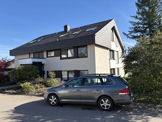 Parken vor dem Haus