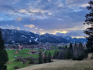 Blick auf Oberammergau