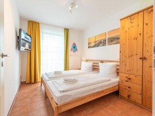 Schlafzimmer 2 mit zwei Einzelbetten