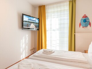 Schlafzimmer 2 mit zwei Einzelbetten