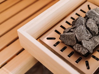 Die Sauna lädt zum Entspannen ein