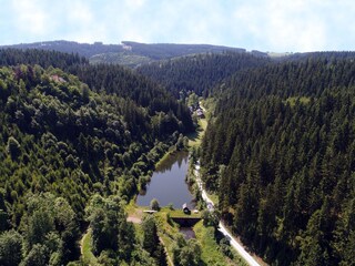 Raft pond by the Bischofsmühle