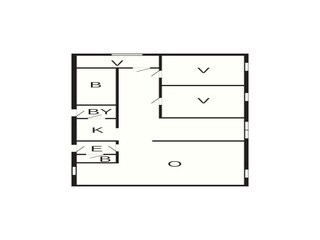 Casa de vacaciones Kerteminde Plano de planta 2