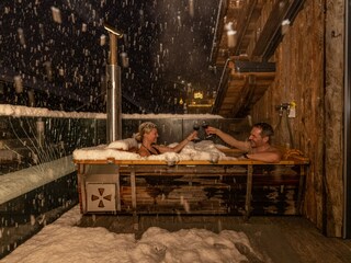 Feuer Wasser Wanne auf der Dachterrasse - Urhof