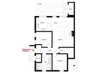 Appartement de vacances Fedderwardersiel Plan d'étage 18