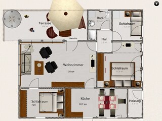 Casa de vacaciones Meschede  30