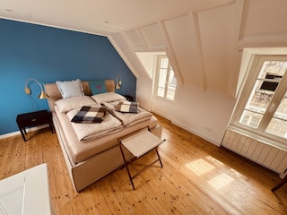 Masterbedroom unter dem Dach