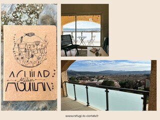 Terrace with views over Tuchan