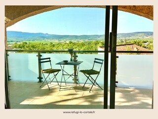 View from the house over the Corbières