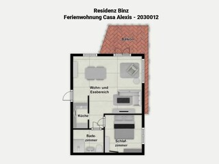 Ferienwohnung Binz Außenaufnahme 9