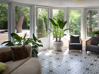 Auch bei schlechtem Wetter ein Platz im Grünen.