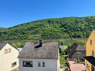 Blick aus der Wohnung auf die Mosel